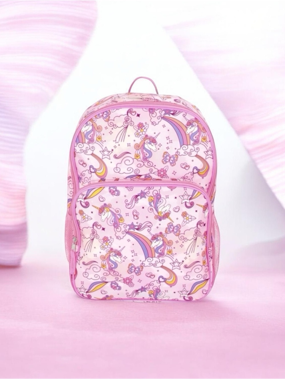 wonder nation Pink Unicorn Print Kids Backpack